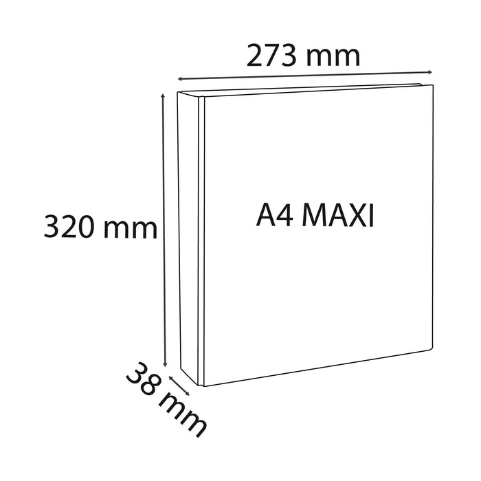 Exacompta Carpeta De Anillas Kreacover 3,80 Cm