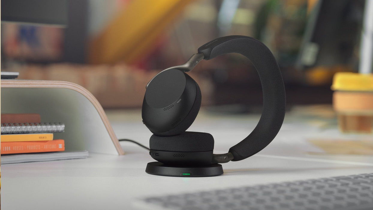 Auriculares Jabra Evolve3 75 Ms + Lademation + Link 390a Negro