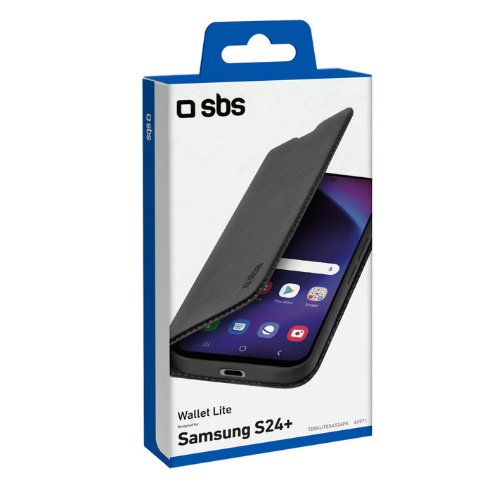 EAN 8018417466571 - SBS TEBKLITESAS24PK funda para teléfono móvil 17 cm (6.7") Funda cartera Negro imagen 2