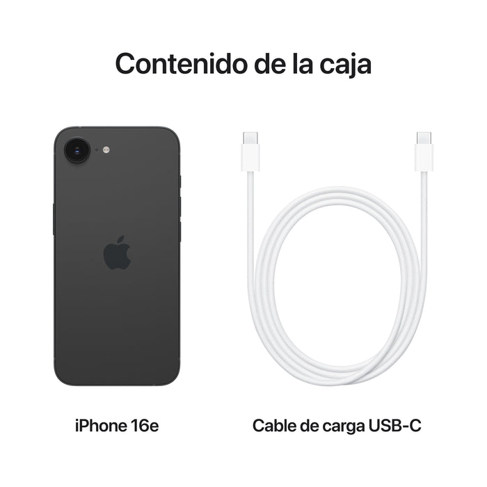 EAN 0195950051117 - Apple iPhone 16e 15,5 cm (6.1") SIM doble iOS 18 5G USB Tipo C 128 GB Negro imagen 9