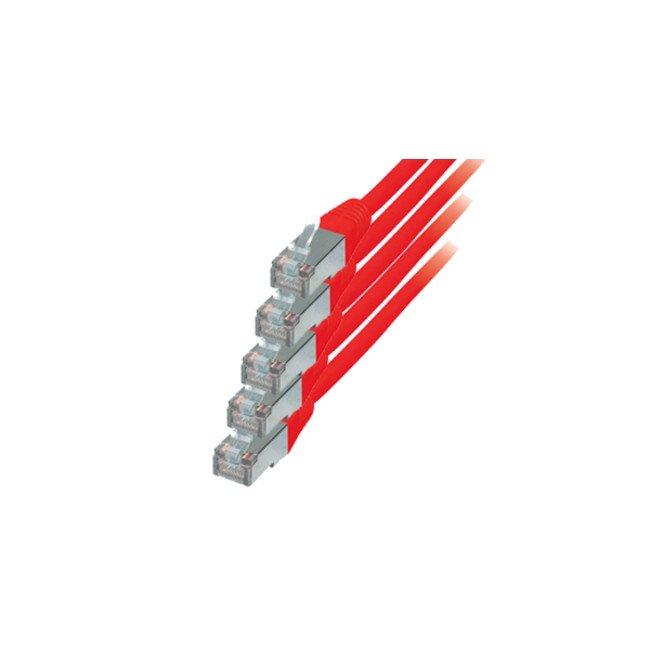 EAN 4017538063687 - S/CONN maximum connectivity Cat. 6, S/FTP 1 m cable de red Rojo Cat6 S/FTP (S-STP) imagen 1