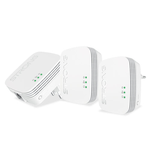 EAN 9120072375699 - Strong Powerline 600 Triple Pack Mini 600 Mbit/s Ethernet Blanco 3 pieza(s) imagen 1
