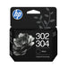 EAN 0199764139719 - HP 302/304 Tri-color/Black Ink Crtg 2-Pk cartucho de tinta 2 pieza(s) Original Rendimiento estándar Negro imagen 1