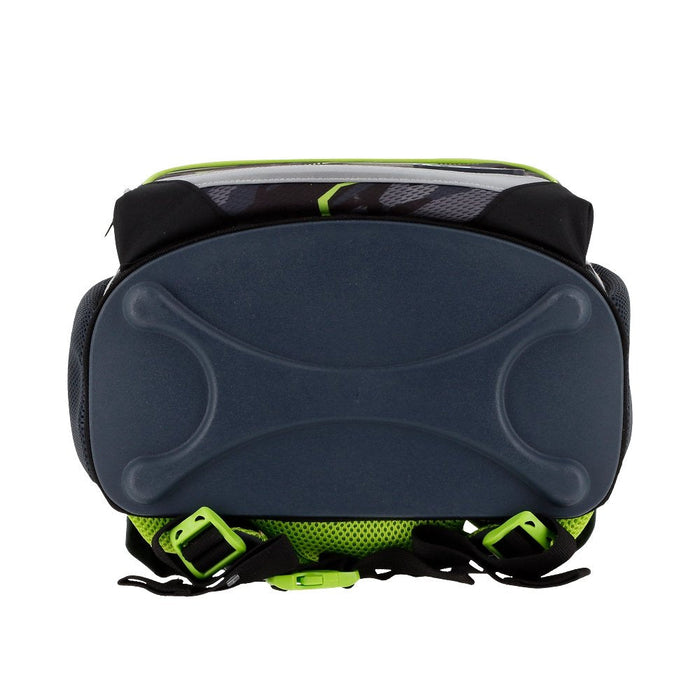 Herlitz Juego De Mochilas Escolares De 4 Piezas, 17 L, Ergonómica,Gris, Verde