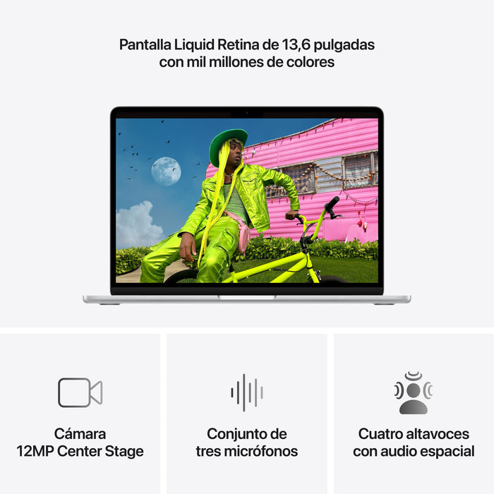 Apple Macbook Air 13,6' M5 10-Core Cpu 16gb 512gb Ssd 8-Core Gpu Plata