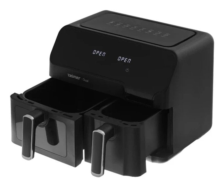 EAN 5908269356928 - Zelmer ZAF9000 freidora Doble 9 L Independiente 1800 W Freidora de aire caliente Negro imagen 5