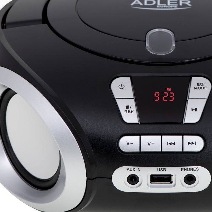 EAN 5902934838580 - Adler AD 1181 reproductor de CD Negro, Plata Reproductor de CD portátil imagen 7