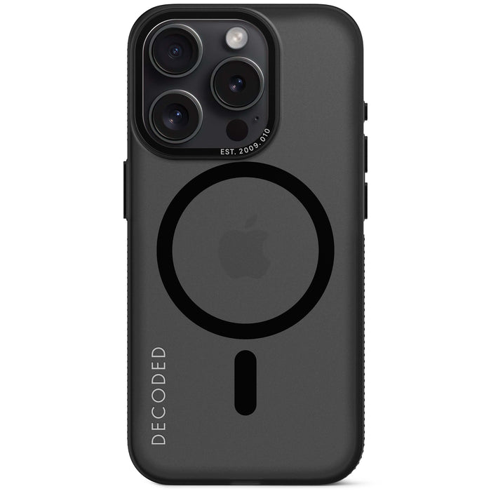 EAN 8720593010720 - Decoded D24IPO15PBCT2FK funda para teléfono móvil 15,5 cm (6.1") Negro, Transparente imagen 1