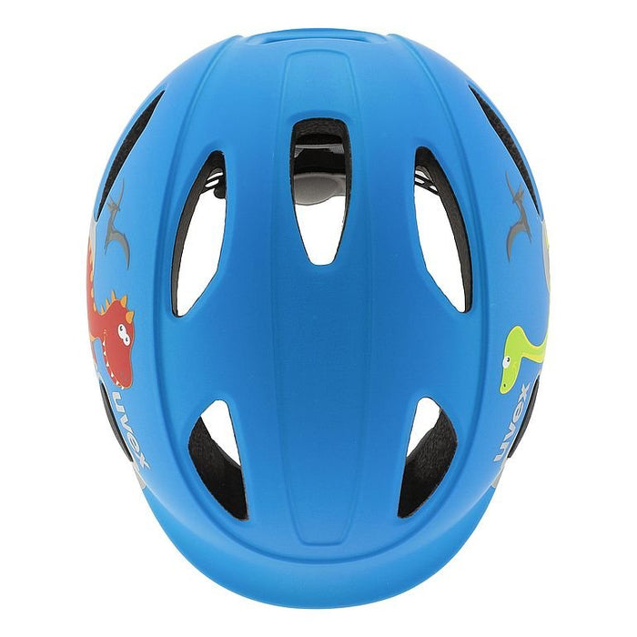 Casco De Ciclismo Infantil Uvex Oyo Style Dino Blue Matt, Talla 50-54
