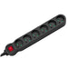 EAN 5902211108108 - Maclean MCE187 base múltiple 3 m 6 salidas AC Interior Negro imagen 2