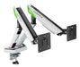 EAN 8435739902585 - AISENS DT38TSR-345 soporte para monitor 96,5 cm (38") Escritorio Negro, Blanco imagen 2
