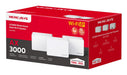 EAN 6957939000820 - Mercusys Halo H80X (3-pack) Doble banda (2,4 GHz / 5 GHz) Wi-Fi 6 (802.11ax) Blanco Interno imagen 5