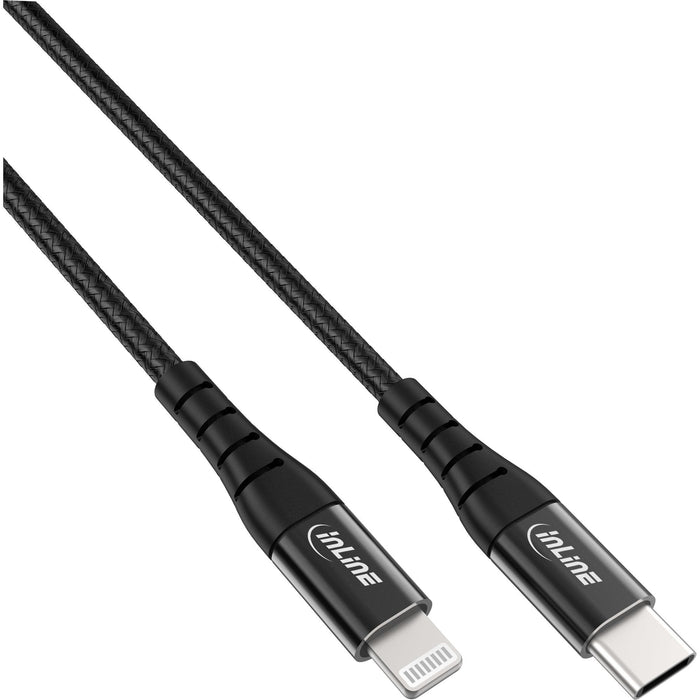 Inline 31450d Cable Usb-C - Lightning 1 M Negro