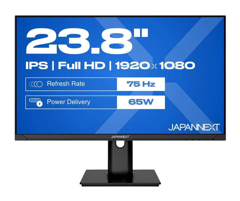 EAN 4589511163313 - JAPANNEXT JN-IPS238FHDR-C65W-HSP pantalla para PC 60,5 cm (23.8") 1920 x 1080 Pixeles Full HD LED Negro imagen 1