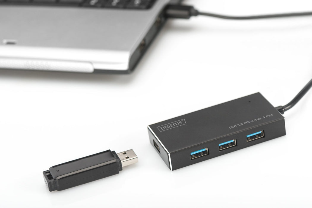 EAN 4016032444244 - Digitus DA-70240-1 hub de interfaz USB 3.2 Gen 1 (3.1 Gen 1) Type-A 5000 Mbit/s Negro imagen 4