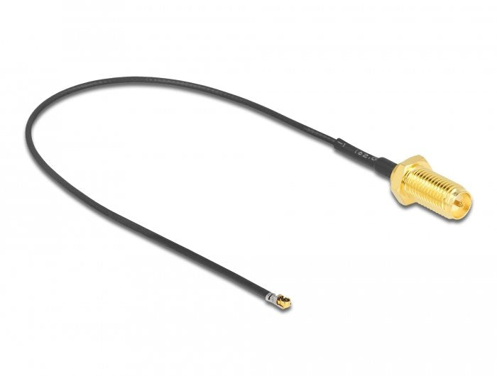 EAN 4043619126569 - DeLOCK 12656 cable coaxial 0,2 m Negro imagen 1