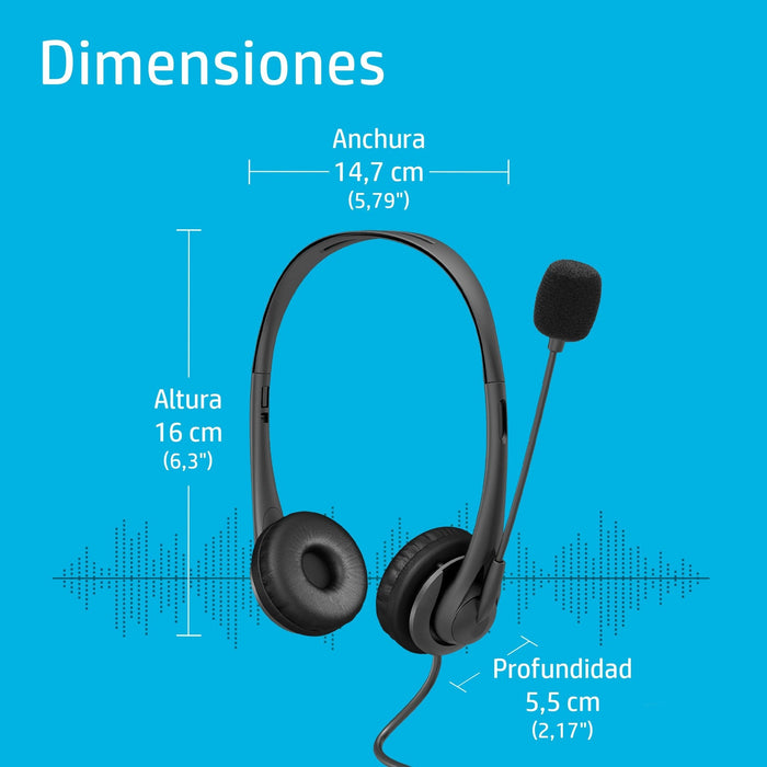 Auriculares Hp G2 Con Micrófono Usb Negros