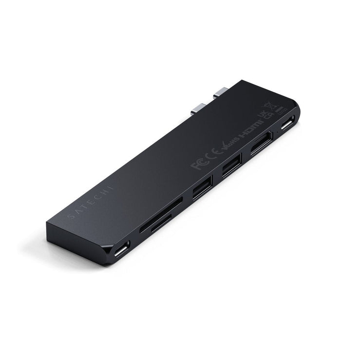 Satechi Usb-C Pro Hub Slim Adapter, Medianoche, St-Hucphsd
