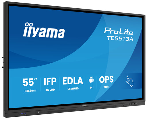 EAN 4948570125722 - iiyama TE5513A-B2AG pantalla de señalización Panel plano interactivo 138,7 cm (54.6") Wifi 500 cd / m² 4K imagen 1
