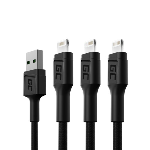 EAN 5907813963919 - Green Cell KABGCSET05 cable de conector Lightning 1,2 m Negro imagen 1
