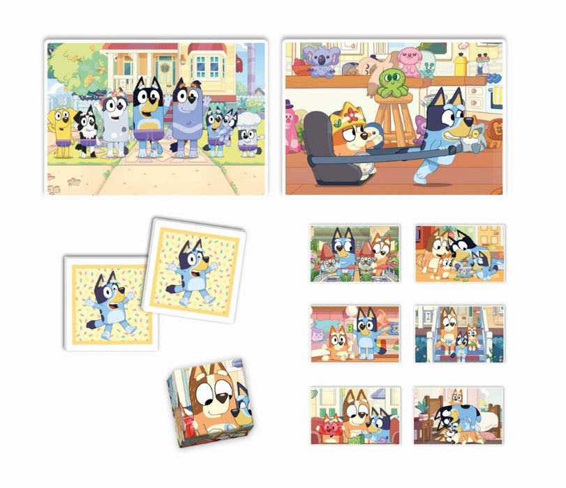EAN 8005125183203 - Clementoni Boîte de jeu 4 en 1 Bluey Edukit imagen 4