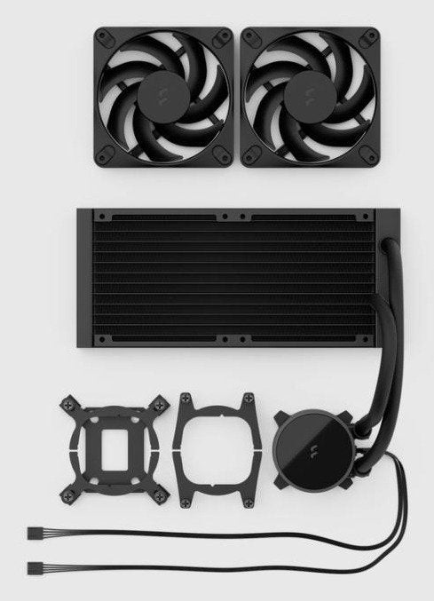 EAN 7340172714644 - Fractal Design Radius 240 Black Procesador Sistema de refrigeración líquida todo en uno 12 cm Negro 1 pie imagen 5