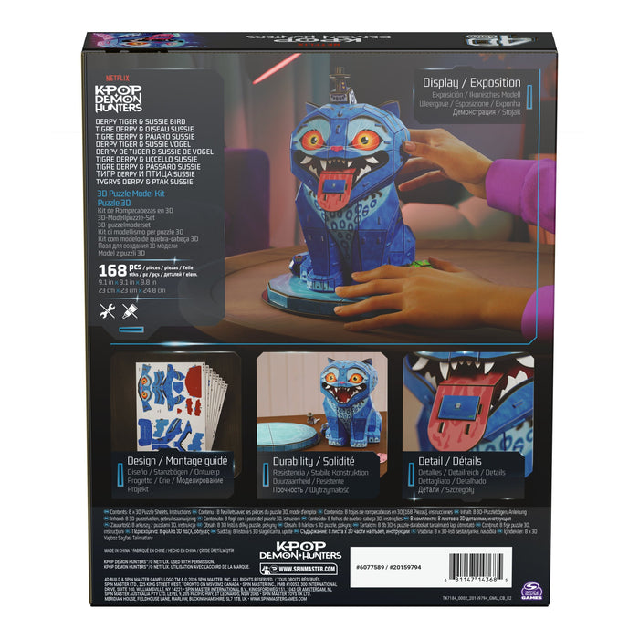 Spinmaster 4d Build - K-Pop Demon Hunters - Derpy Tiger Und Sussie Vogel  6077589