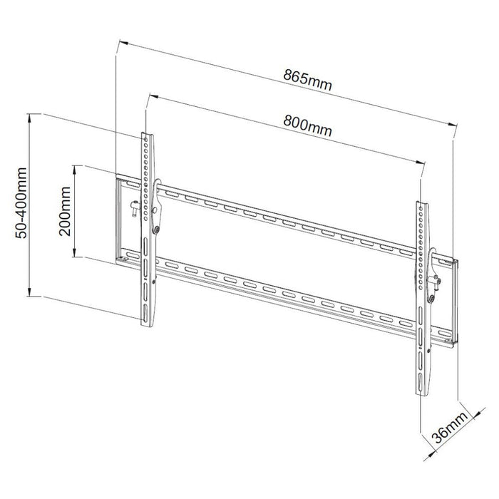 Techly Ica-Plb 161xl Soporte De Pared Para Tv 42-80" Led/Lcd 60kg Inclinable Slim 36mm