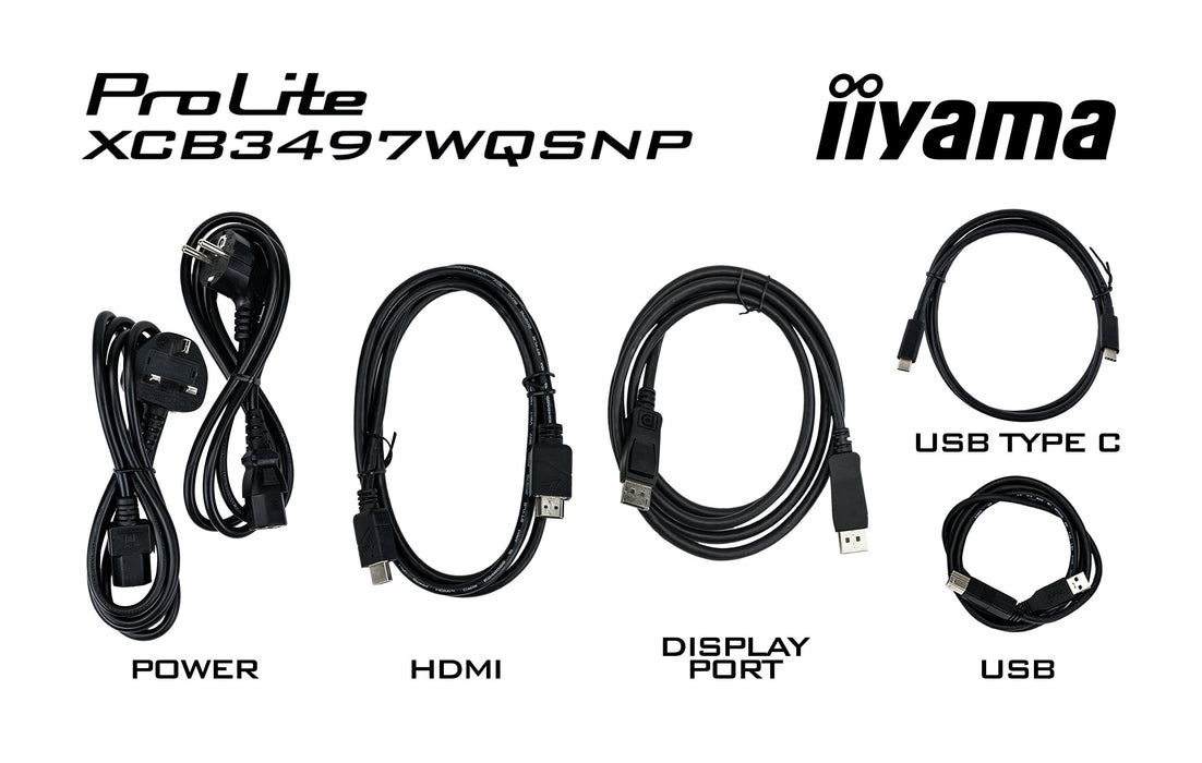 EAN 4948570125142 - iiyama ProLite XCB3497WQSNP-B1 pantalla para PC 86,4 cm (34") 3440 x 1440 Pixeles UltraWide Quad HD LED N imagen 14