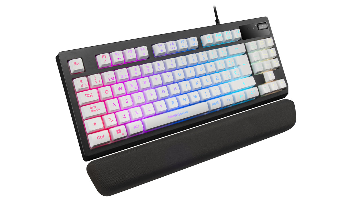 EAN 4710562755619 - Mars Gaming MKAXWES teclado Juego USB Negro, Blanco imagen 2