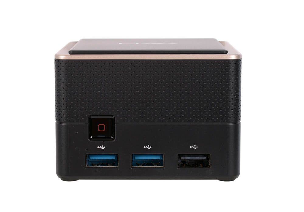 EAN 4711064006094 - ECS LIVA Q3 Plus AMD Ryzen R1505G 4 GB DDR4-SDRAM 64 GB eMMC Mini PC Negro imagen 5