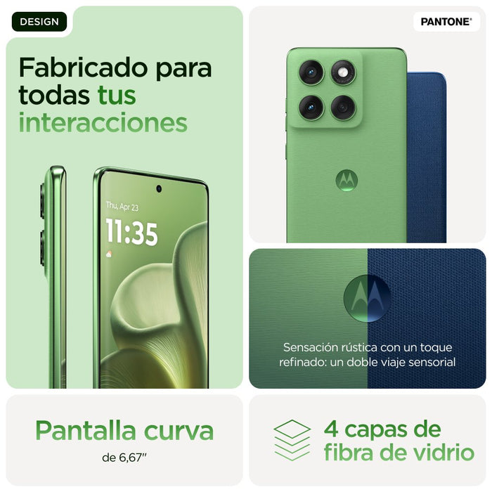 Smartphone  Moto Edge 60 Shmrock 8+512gb