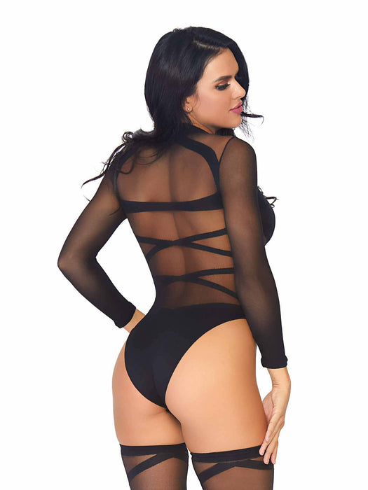 EAN 0714718262918 - Leg Avenue 8471_00122 conjunto de ropa interior y bodi Negro imagen 2