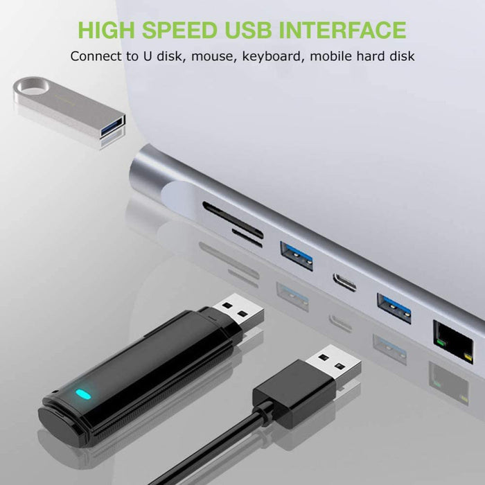 EAN 8059018365368 - Techly IUSB31C-DOCK12DPHD base para portátil y replicador de puertos Alámbrico USB 3.2 Gen 1 (3.1 Gen 1)  imagen 8