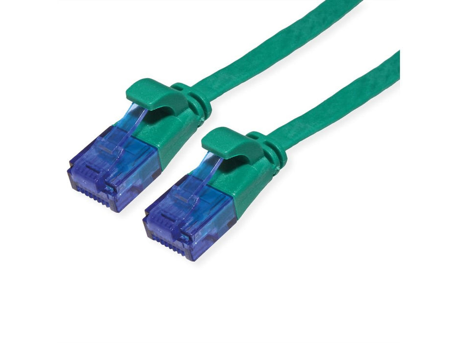 Value Cable De Red Cat.6a (Class Ea) Utp, Extra-Flach, Grn, 0,5 M