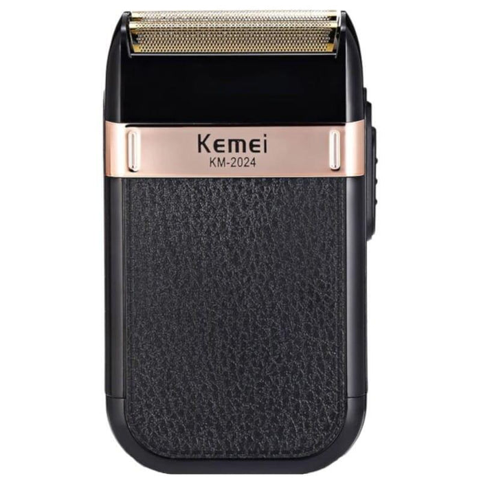 Afeitadora Eléctrica Kemei Km-2024 Negro/Dorado