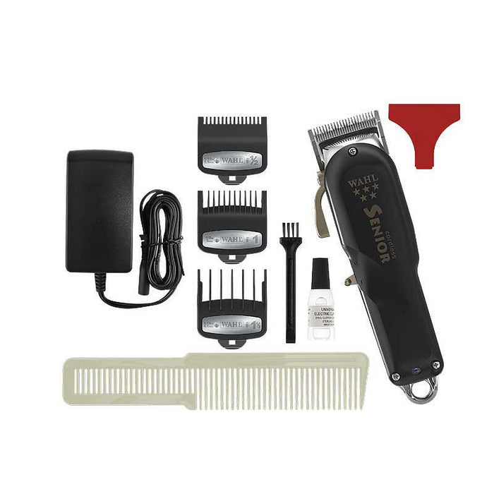 Afeitadora Sin Cable Wahl Cordless Senior De Iones De Litio (Li-Ion) Negro