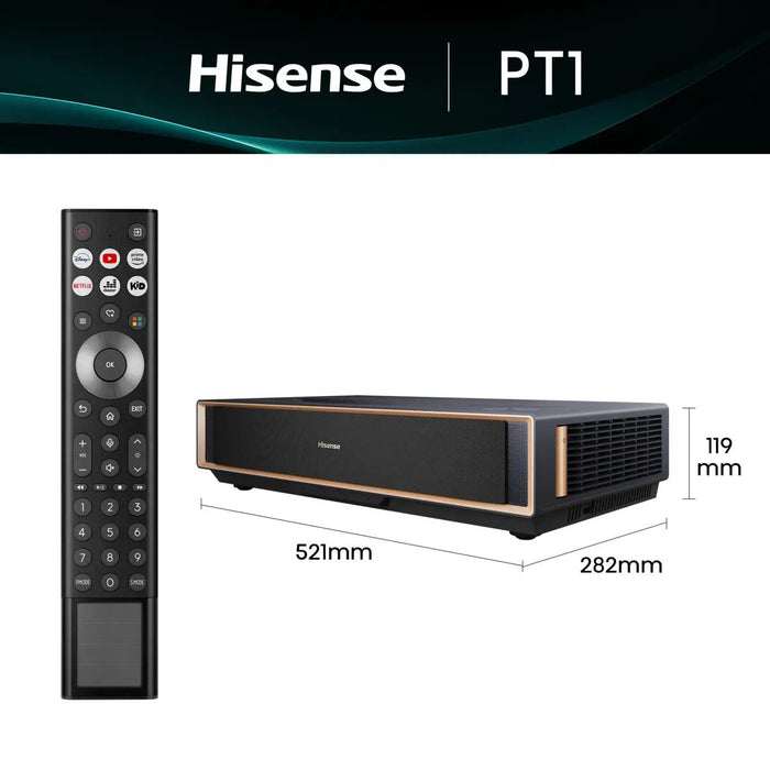 EAN 6942351423012 - Hisense PT1 Proyector de alcance ultracorto UHD 4K (3840x2160) 3D Negro imagen 3