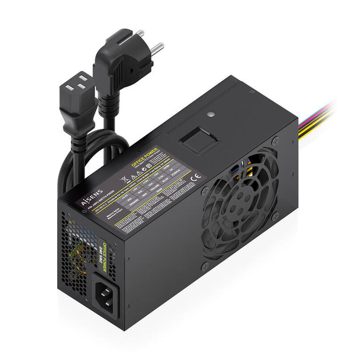 Aisens Fuente Alimentacion Tfx 500w Con Cable De Alimentacion Oem, Negra