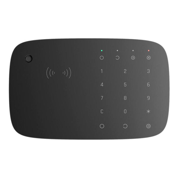 Ajax Keypad-Combi-Bl Ajax Keypad Combi. Teclado Táctil Inalámbrico Con Sirena Compatible Con Tarjetas Y Mandos Cifrados. Color Negro