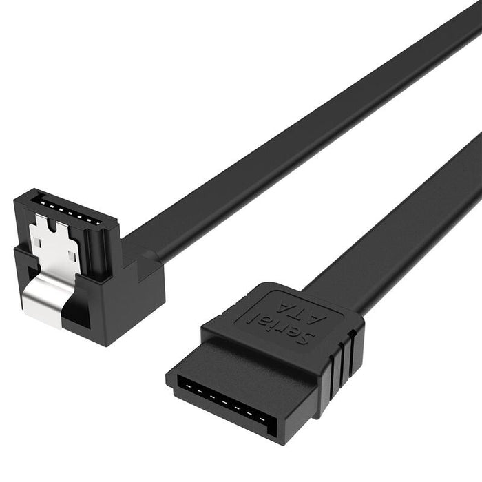 Akasa Ak-Cbsa09-10bk. Cable Sataiii Proslim En Ángulo Recto. 1m.