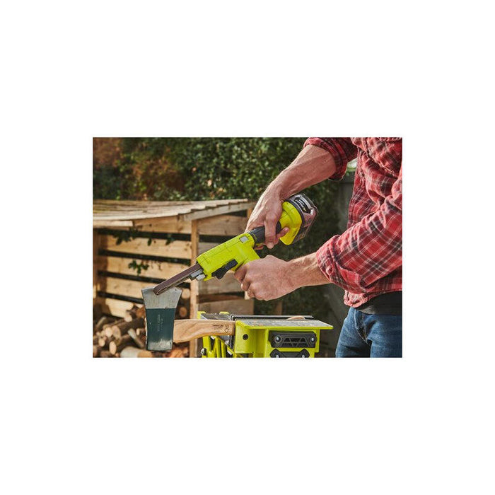 Lima De Banda Inalámbrica Ryobi One+ R18pf-0, 18 Voltios Verde/Negro, Sin Batería Ni Cargador 5133004179