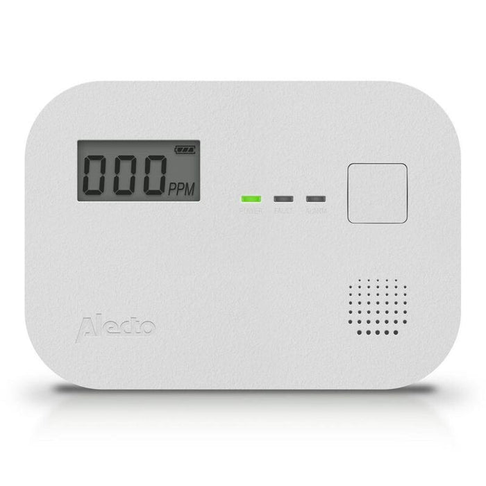 Alecto Carbon Monoxide Alarm W. 10 Year Sensor Runtime A.Display