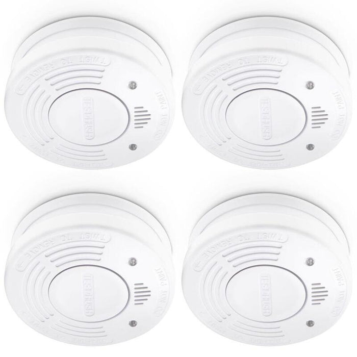 Alecto Smoke Detector W. 10 Year Battey A. Sensor Runtime, 4 Pack