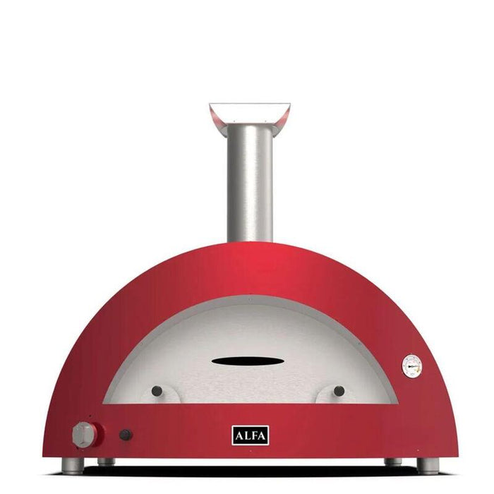 Alfa Forni Moderno 5 Pizze Hybrid Antique Red