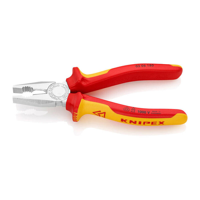 Alicates Universales 180x65x20mm 0306180sb Knipex