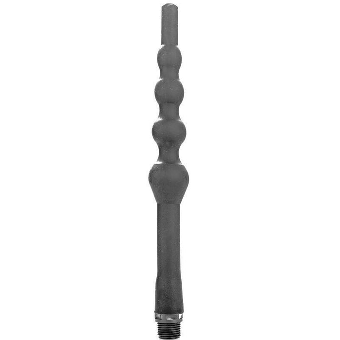 All Black  Beaded Ducha Anal Silicona 27 Cm