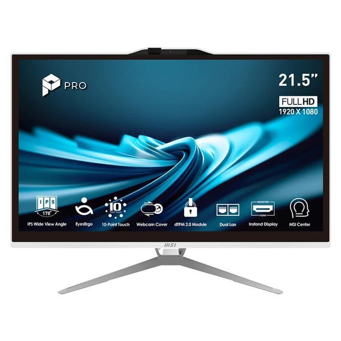 All In One  Msi Pro Ap222t-499eu G7400 4gb 128 W11p 22" Tac.B