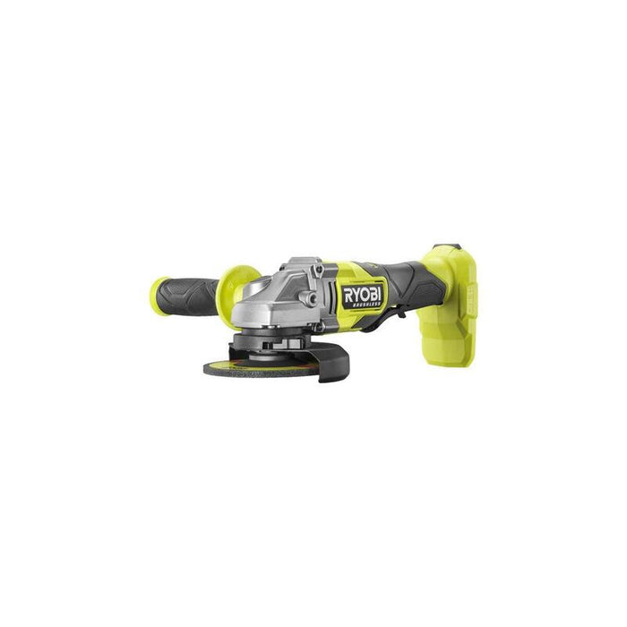 Amoladora Angular Inalámbrica Sin Escobillas Ryobi One+ Rag18bl-0, 18 Voltios Verde/Negro, Sin Batería Ni Cargador, 125 Mm 5133006532