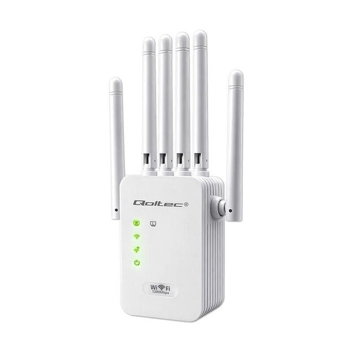 Amplificador Syganlu Wifi 5 Repeater Access Point Ac1200 Mb/S 6 Anten 2xrj45 128mb